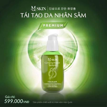 TINH CHẤT  TÁI TẠO DA NHÂN SÂM CAO CẤP MQSKIN