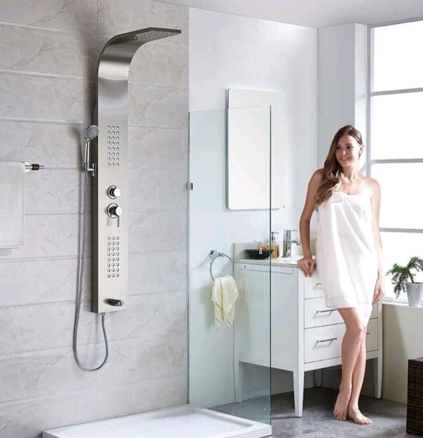 Sen Thuyền Tắm Đứng Masssage Nóng Lạnh Inox 304 - Màu Bạc