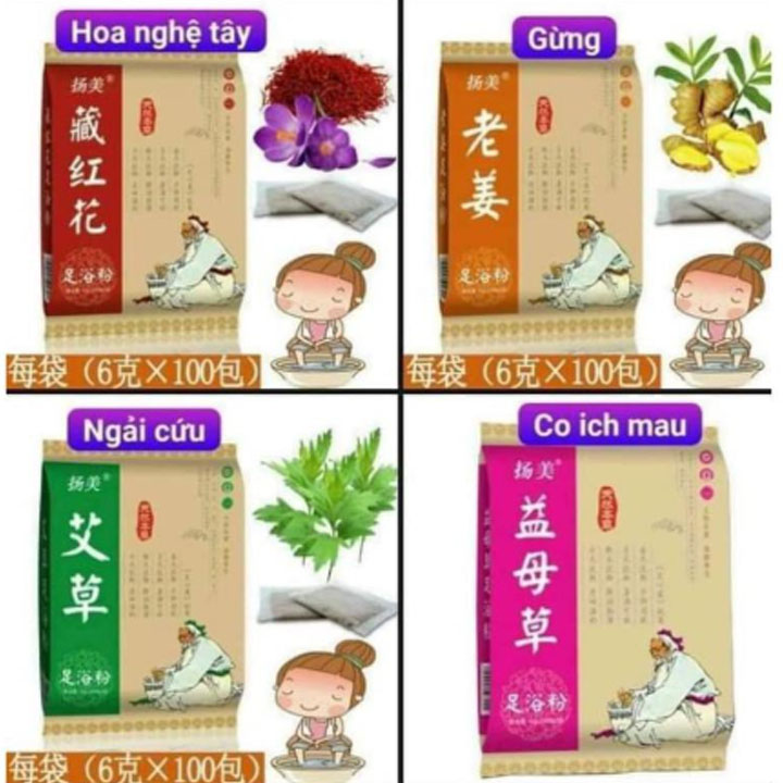Gói 100 túi  ngâm chân thảo dược , bịch 100 gói ngâm chân thảo dược thải độc gan lão bắc kinh , thảo dược ngâm chân, thảo dược ngâm chân dễ ngủ, dược liệu ngâm chân