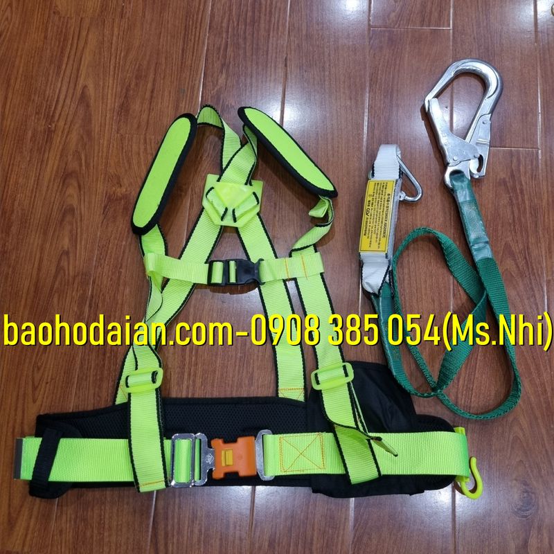 Dây đai an toàn cov hàn quốc loại bán thân hai móc lớn