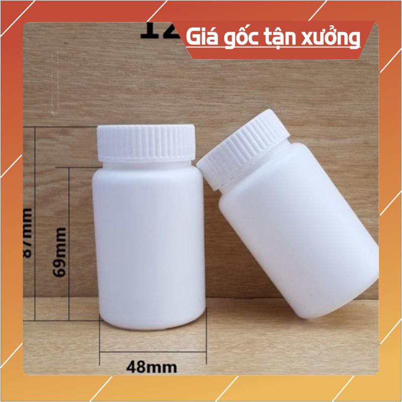 Hủ nhựa rỗng hdpe 120g đựng dược phẩm