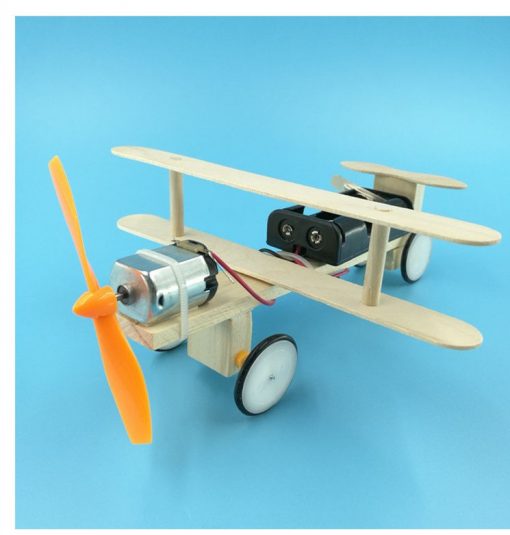 Bộ đồ chơi rắp ráp tự làm máy bay dạng tàu lượn bằng gỗ – DIY Wood Steam