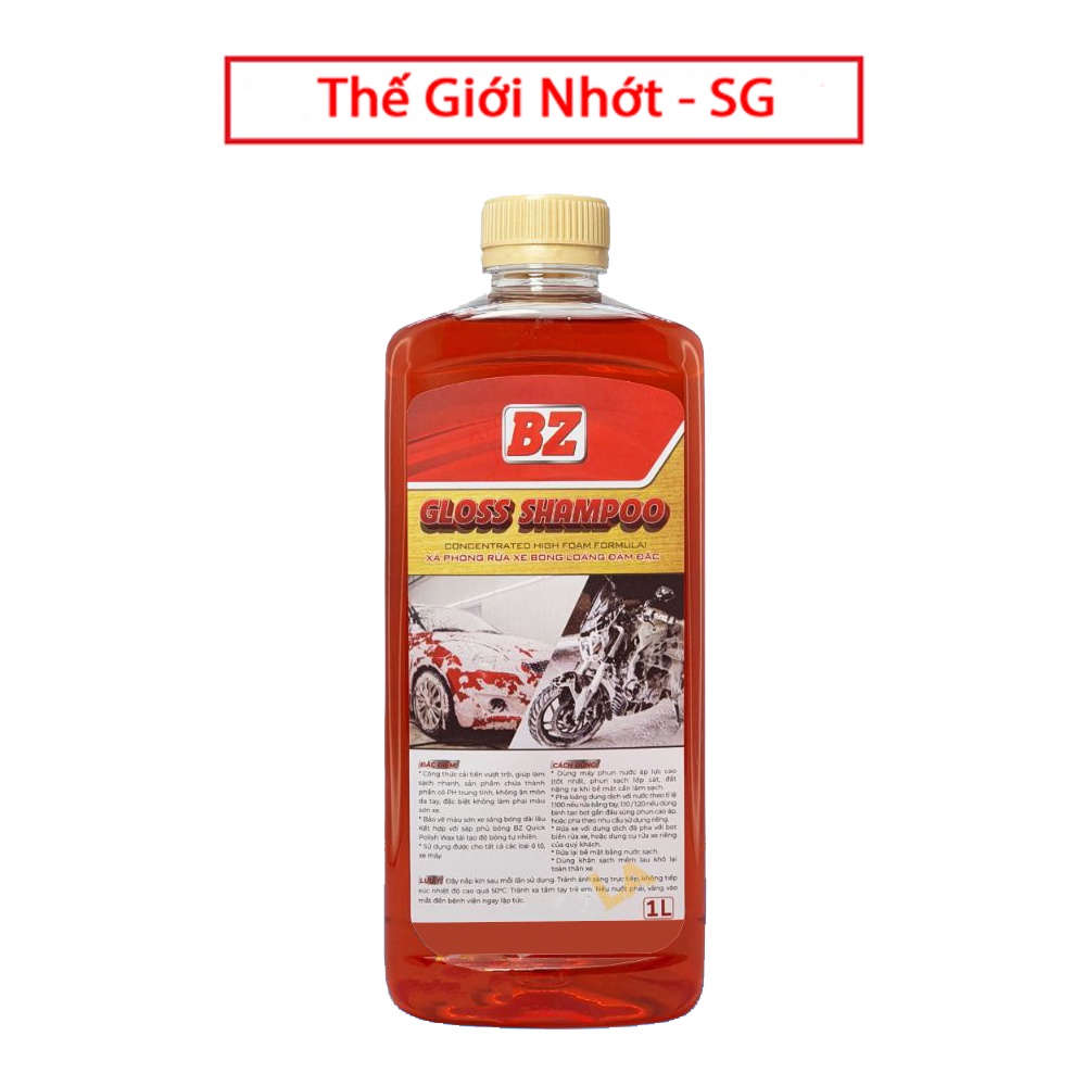 Dung dịch rửa xe đậm đặc BZ 1L