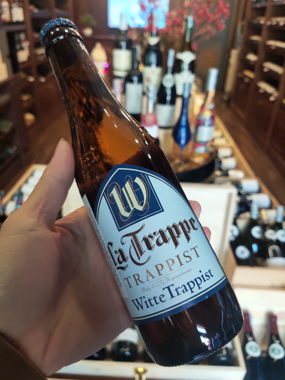 Bia chai nhập khẩu la trappe trappist witte 330ml