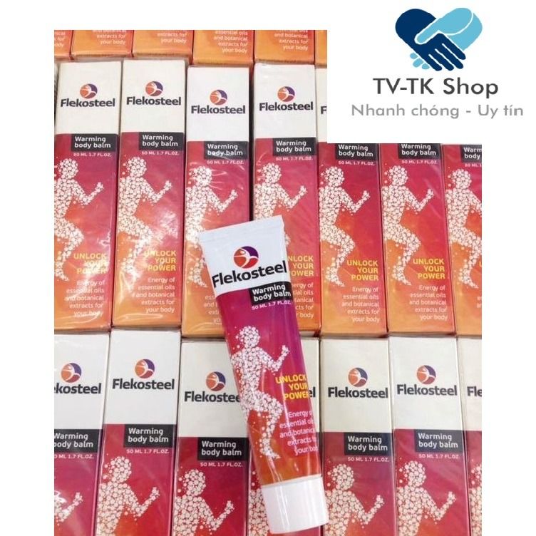 Bộ 5 Kem Khớp Flekosteel - Kem Đau Cơ Khớp Flekosteel - Nhập Khẩu Nga