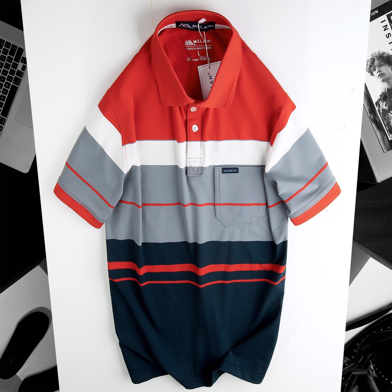  Áo Polo thun nam lớn tuổi có túi BIG SIZE 90KG  Hàng VNXK Áo thun nam trung niên có túi   chất liệu cotton 100%  