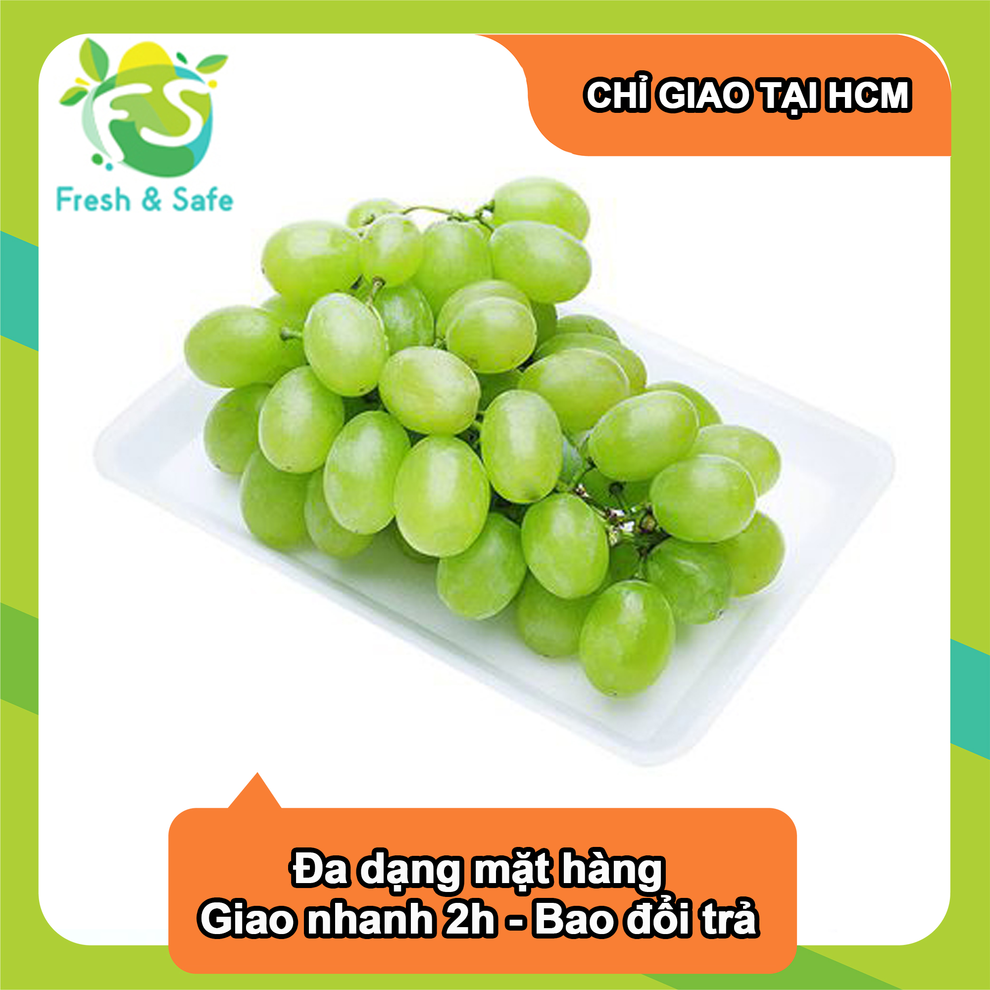 Nho xanh ninh thuận - 500g