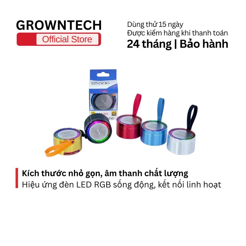 Loa Bluetooth Mini TWS SU70 LED RGB - nhỏ gọn, đèn LED sống động, âm thanh cực hay