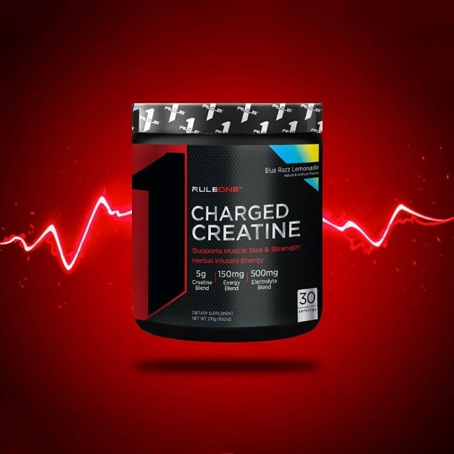 Thực phẩm bổ sung Rule 1 Charged Creatine 30 Servings - 240g