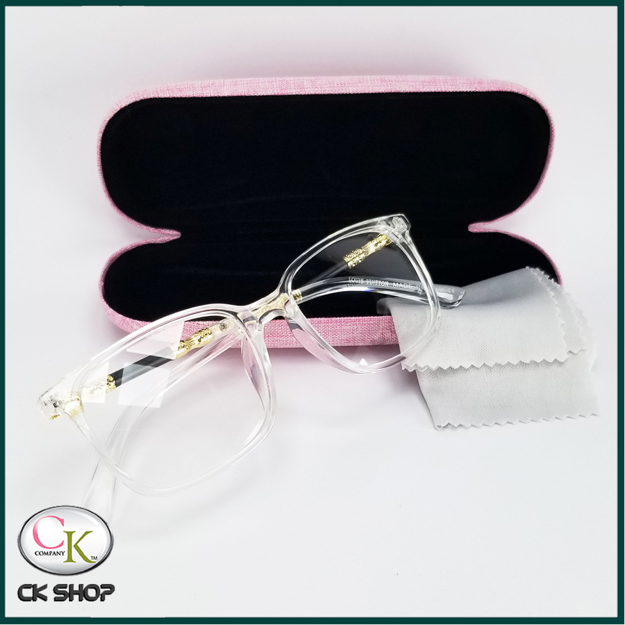 Gọng kính cận nữ - nam 2 màu đen và trắng gọng thiết kế mới xinh yêu  màu vàng ánh kim 7k 8047 .Tròng kính giả cận 0 độ chống ánh sáng xanh. Mắt Kính giả cận  cao cấp gọng siêu bền Kính đi đêm và ngày, chống chói, chống tia UV