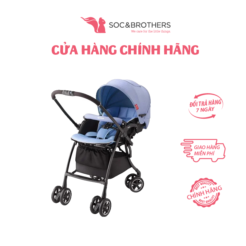 Xe đẩy trẻ em Aprica Luxuna Comfort CTS Blue