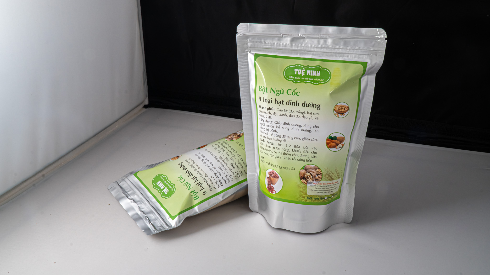 Bột ngũ cốc dinh dưỡng OHSAWA 9 loại hạt  Tuệ Minh 500gr -  Miễn phí ship toàn quốc