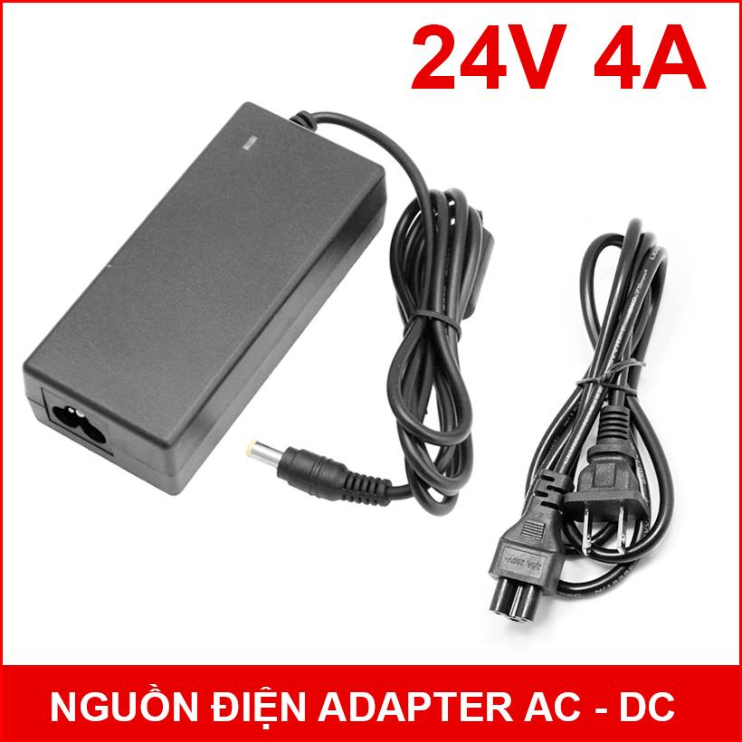 Nguồn điện adapter 24V 4A Dell kèm dây nguồn