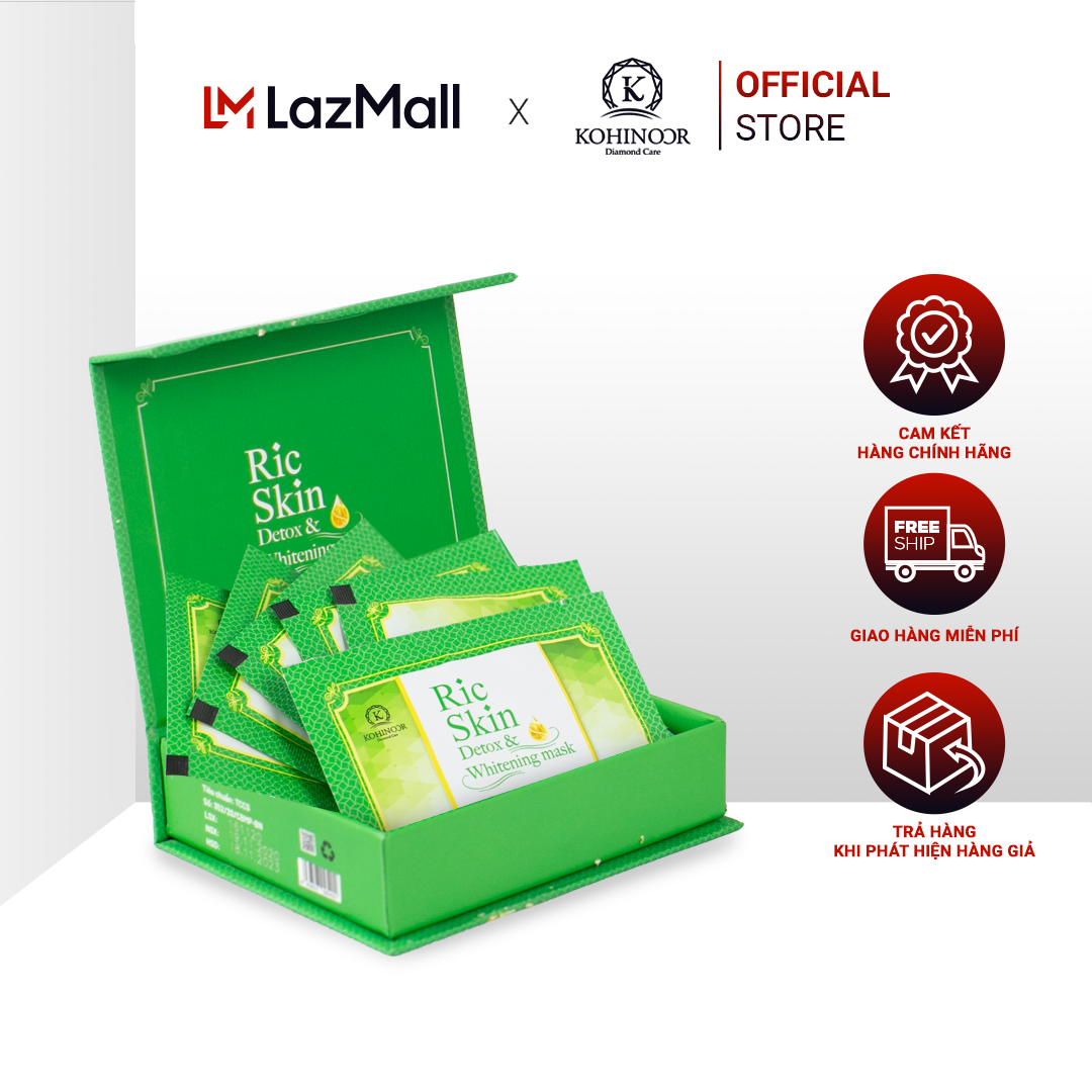 Mặt nạ dưỡng da Ric Skin Detox & Whitening Mask