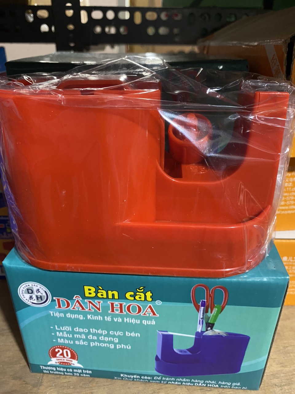 Cắt keo để bàn - dân hoa 400