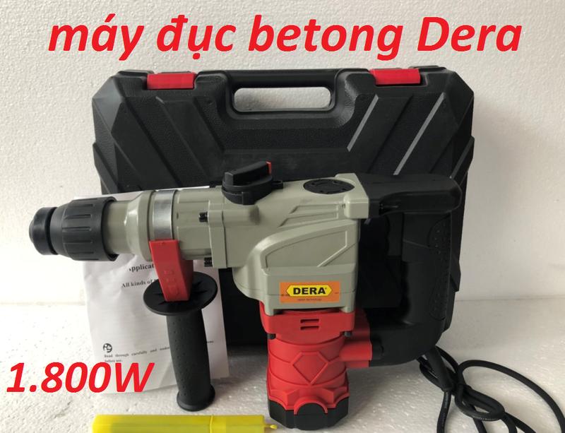 Khoan đục bê tông dera 1800w, siêu khỏe