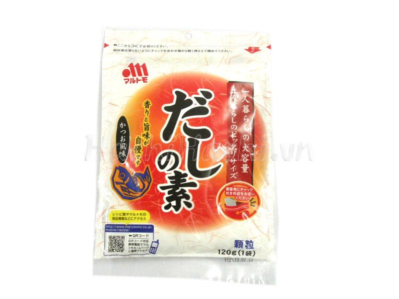 Hạt nêm nước dùng vị cá bào thanh khiết đậm đà nhiều dinh dưỡng marutomo 120g