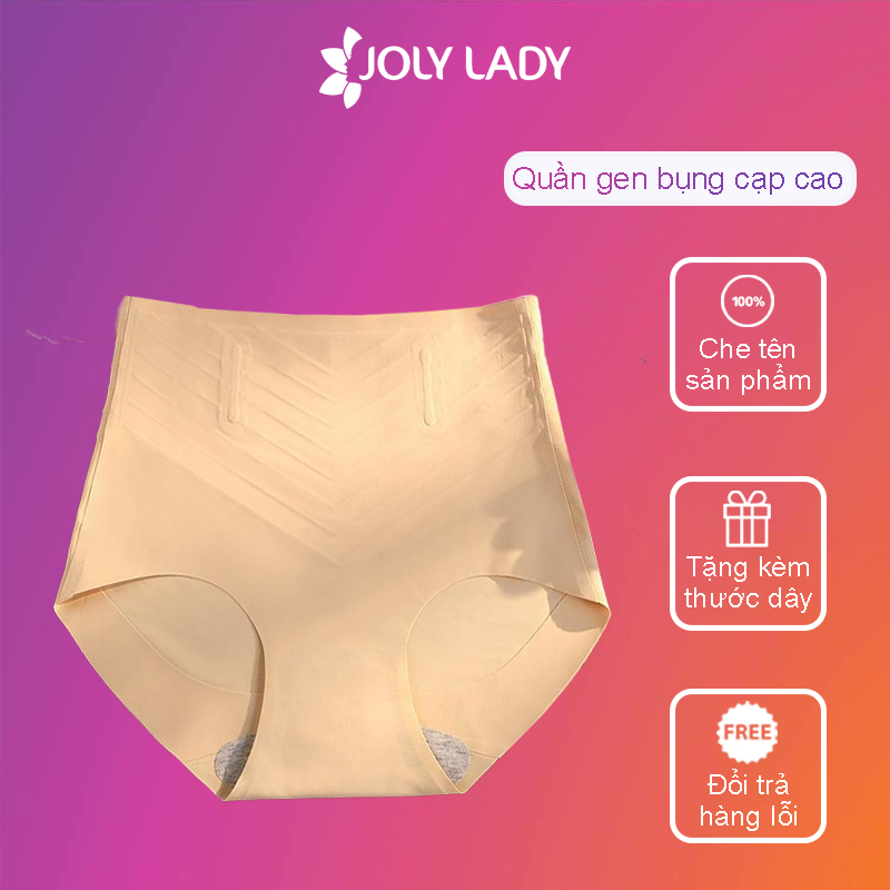 Quần lót gen bụng cạp cao, quần gen nịt bụng mặc váy chống cuộn giảm mỡ JOLY LADY - QG007