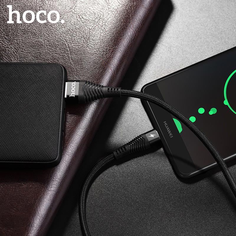 Cáp sạc nhanh Type C Hoco U53 cho Huawei Oppo