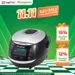 Nồi cơm điện tử Kangaroo KG595 1.8L - Ủ ấm 3D - Điều khiển cảm ứng - Hàng chính hãng