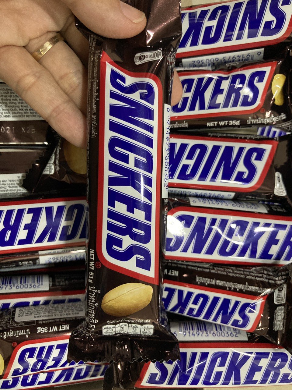 [HCM]Socola Snickers nhân đậu phộng 35 gram Date 2023