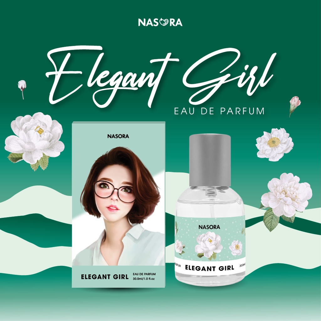 Nước hoa elegant girl hương thơm thanh nhã, tinh tế, nguyên liệu từ pháp, dạng xịt 30ml