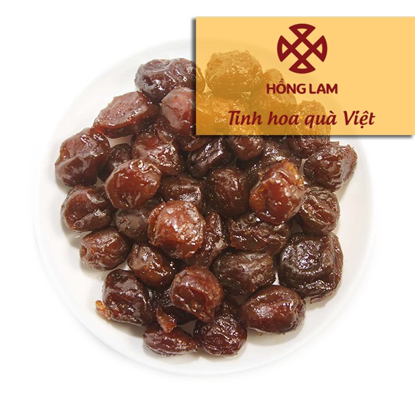 Ô mai mơ xào cay hồng lam 200g