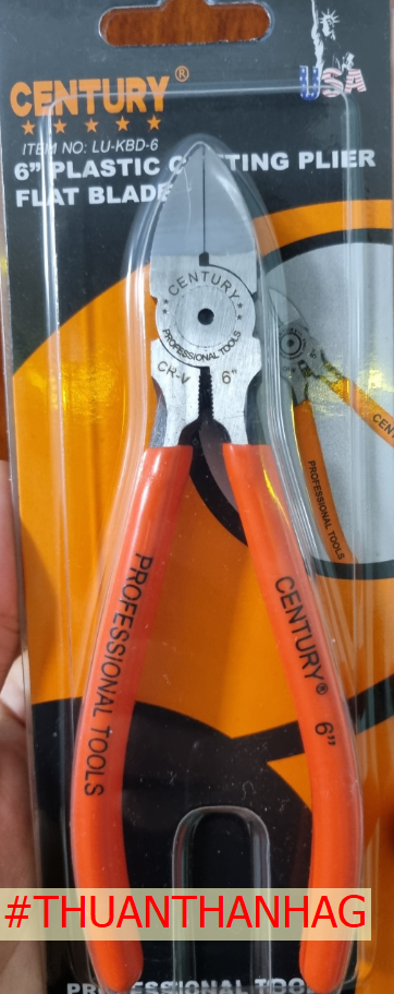Kìm cắt ba dớ nhựa 6” century