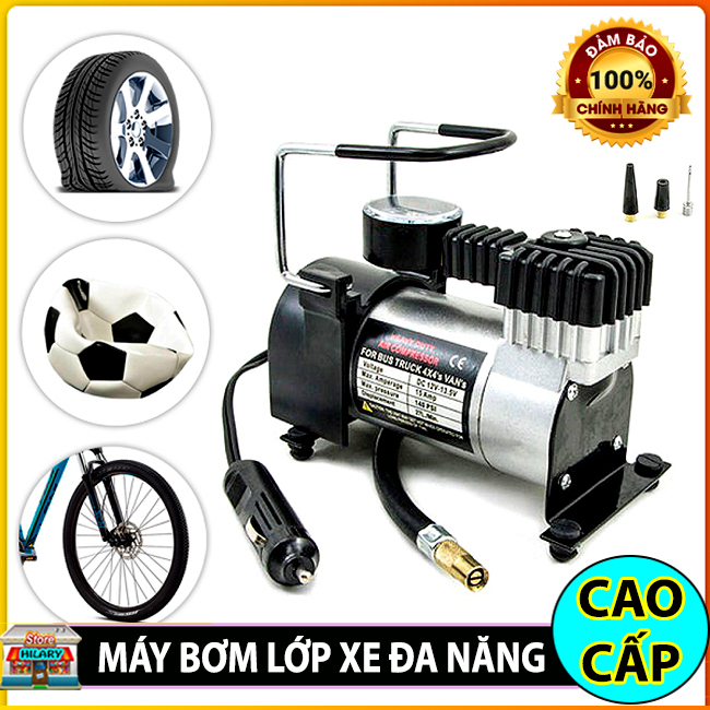 Máy bơm lốp xe ô tô shu dika 12v - bơm xe máy , bơm lốp ô tô , máy bơm lốp xe hơi , ngoài ra còn bơm phao, bóng, xe đạp,...
