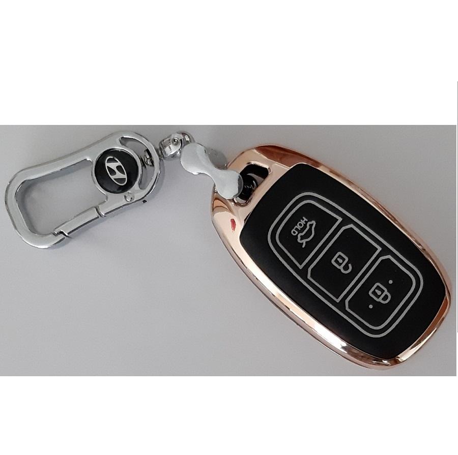 Combo móc chìa khóa và bao chìa khóa khung kim loạidùng cho xe ô tô dòng