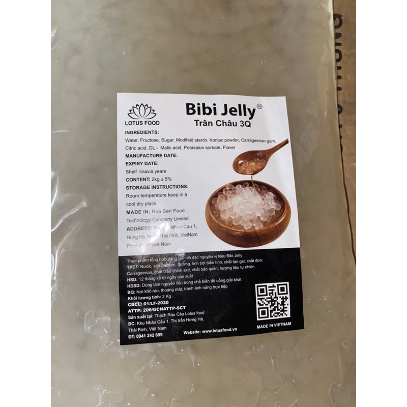 Trân châu bi bi jelly 3q bibi 2kg
