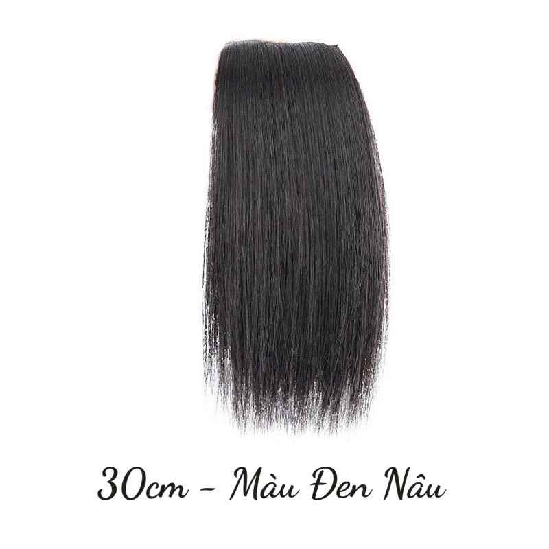 Kẹp phồng chân tóc CAO CẤP, tóc giả dài vừa 30 cm, có thể kết hợp tóc thẳng/ xoăn
