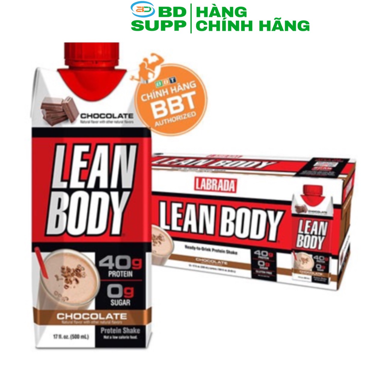 LABRADA LEAN BODY RTD - Meal Replacement, Sữa thay thế bữa ăn hoàn chỉnh, bổ sung protein, vitamin khoáng chất, hỗ trợ tăng cơ giảm mỡ, BBT phân phối