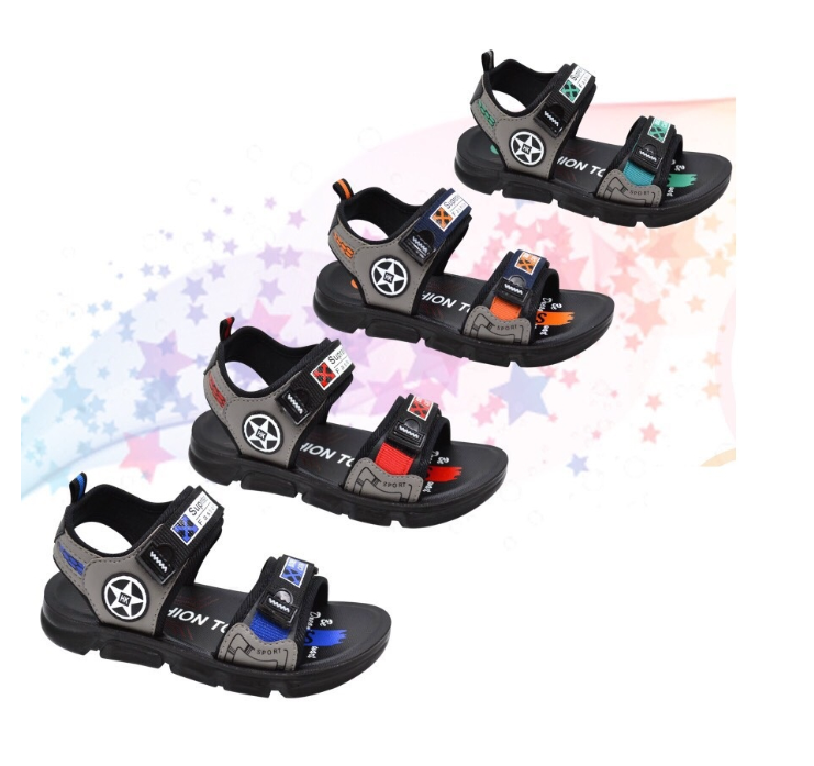 Dép sandal quai dán đế eva siêu bền bé trai
