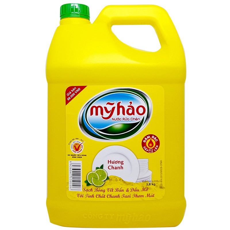 Nước rửa bát mỹ hảo can 3.8kg