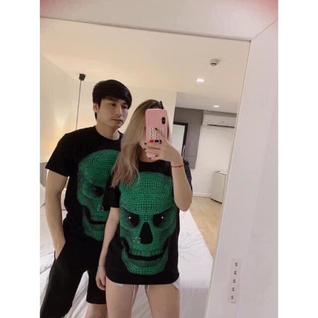 Áo thun nam nữ phom rộng 40-70kg chất cotton