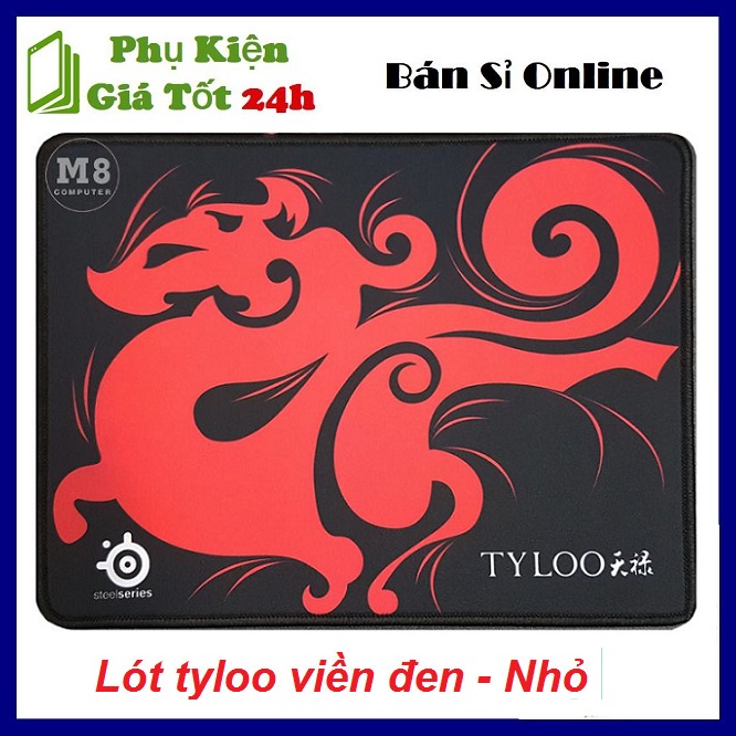 Miếng lót chuột tyloo nhỏ viền đen - tấm lót chuột tyloo nhỏ loại dày siêu bền