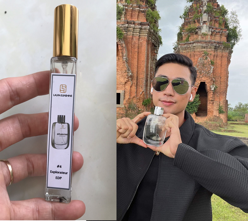Nước Hoa Nam Laura Sunshine No.4 Explorateur EDP - Hương Cao Cấp Travel Size