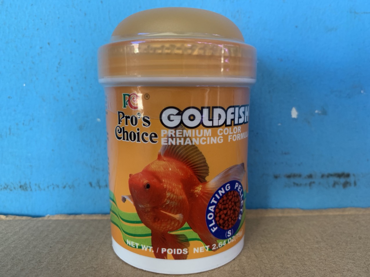 Thức ăn cho cá vàng lên màu gold fish hủ 75gam cho cá gold fish