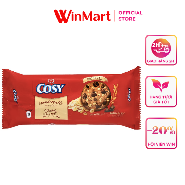 Siêu thị WinMart - Bánh Cosy Socola Yến Mạch 163.2g