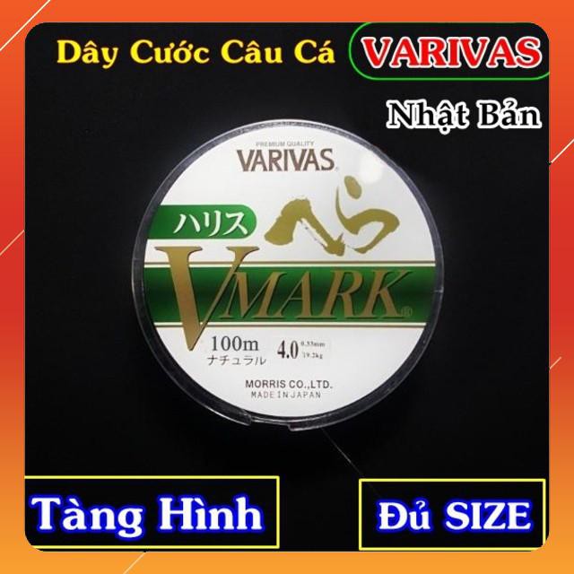 Dây cước câu cá Tàng Hình Nhật Bản VARIVAS Vmark100m