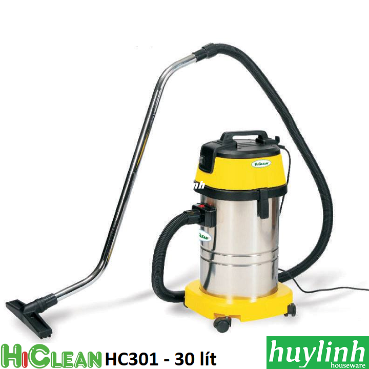 Máy hút bụi công nghiệp hiclean hc301 - 30 lít - hút khô và ướt