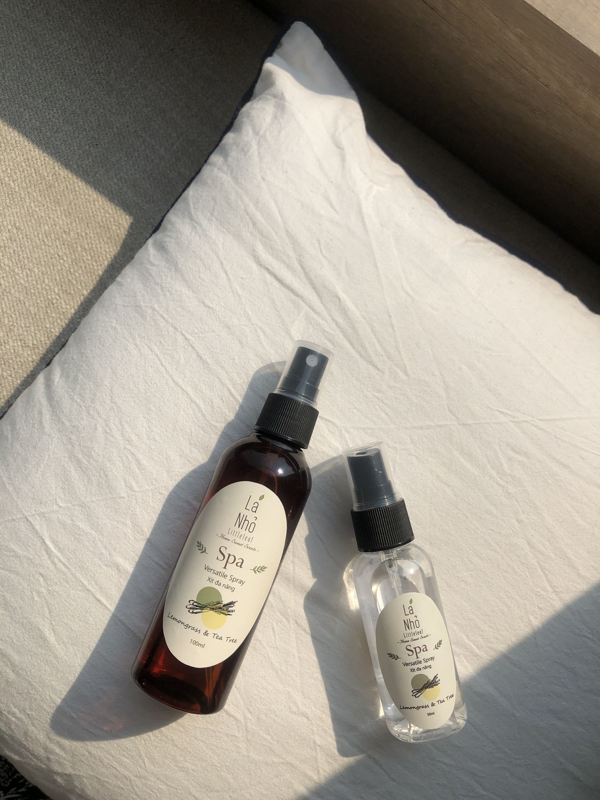 Xịt đa năng spa từ tinh dầu thiên nhiên - lá nhỏ