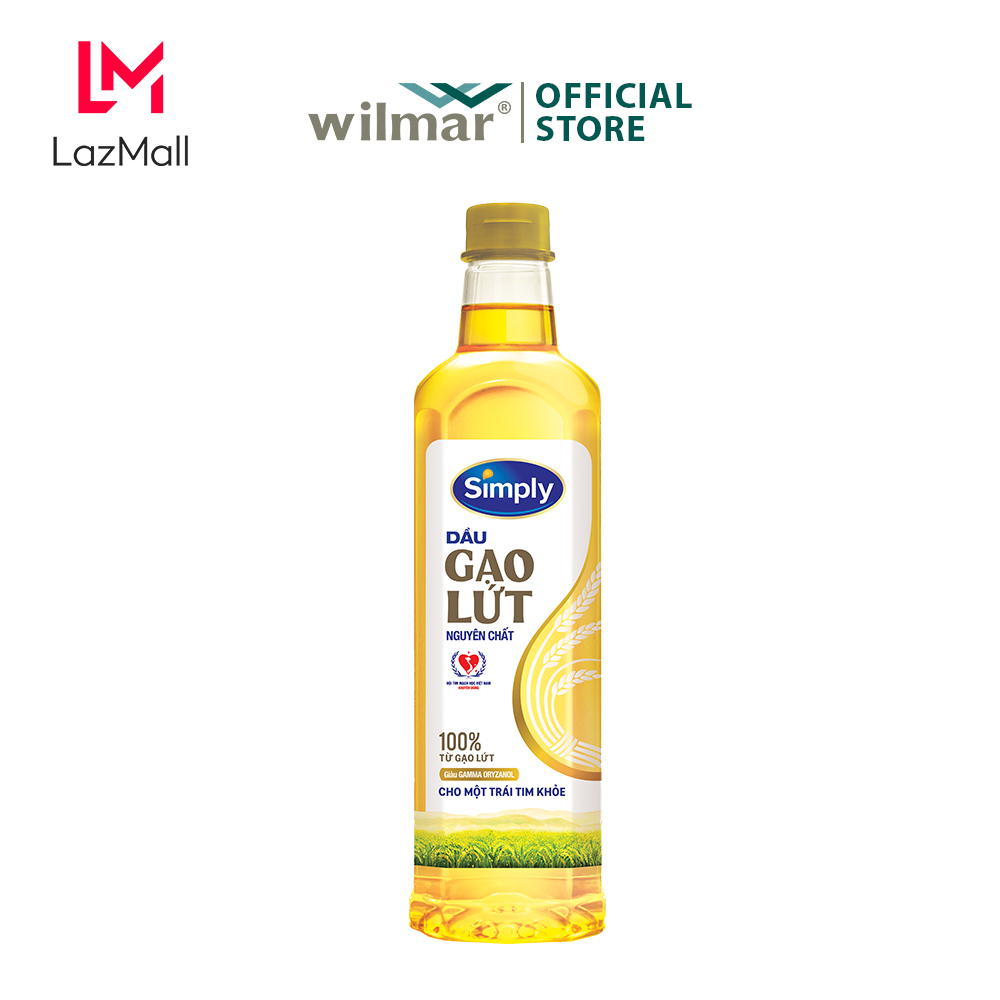 Dầu gạo lứt Simply 1L