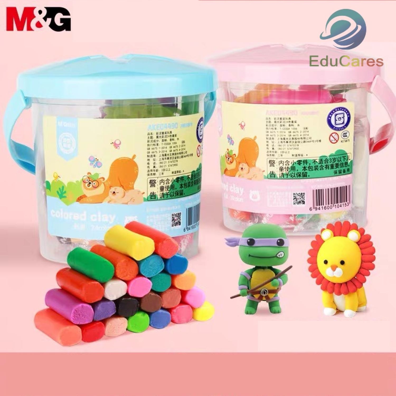 Đất nặn xô, đất nặn nhà 10 / 12 / 14 màu dễ thương - siêu nhẹ, dẻo