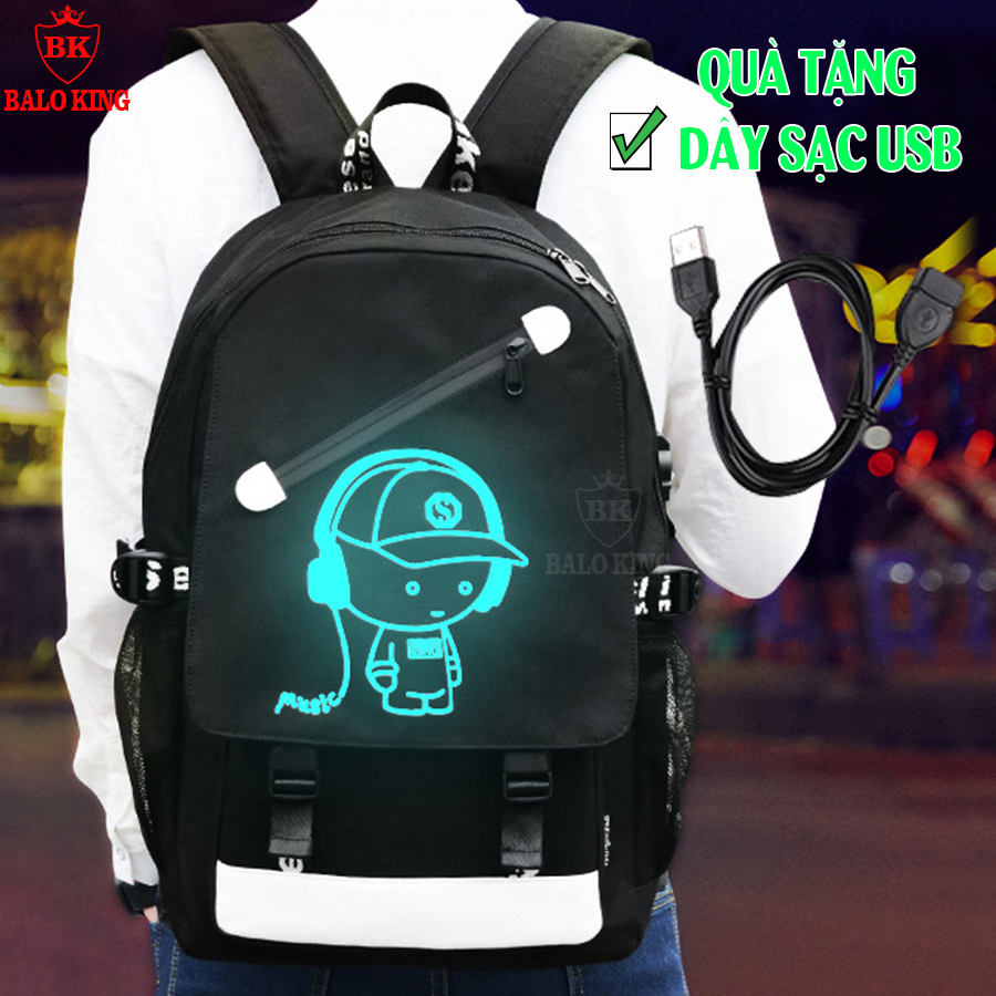 Balo nữ - Balo nữ đi học - Balo thời trang - Balo dạ quang phát sáng