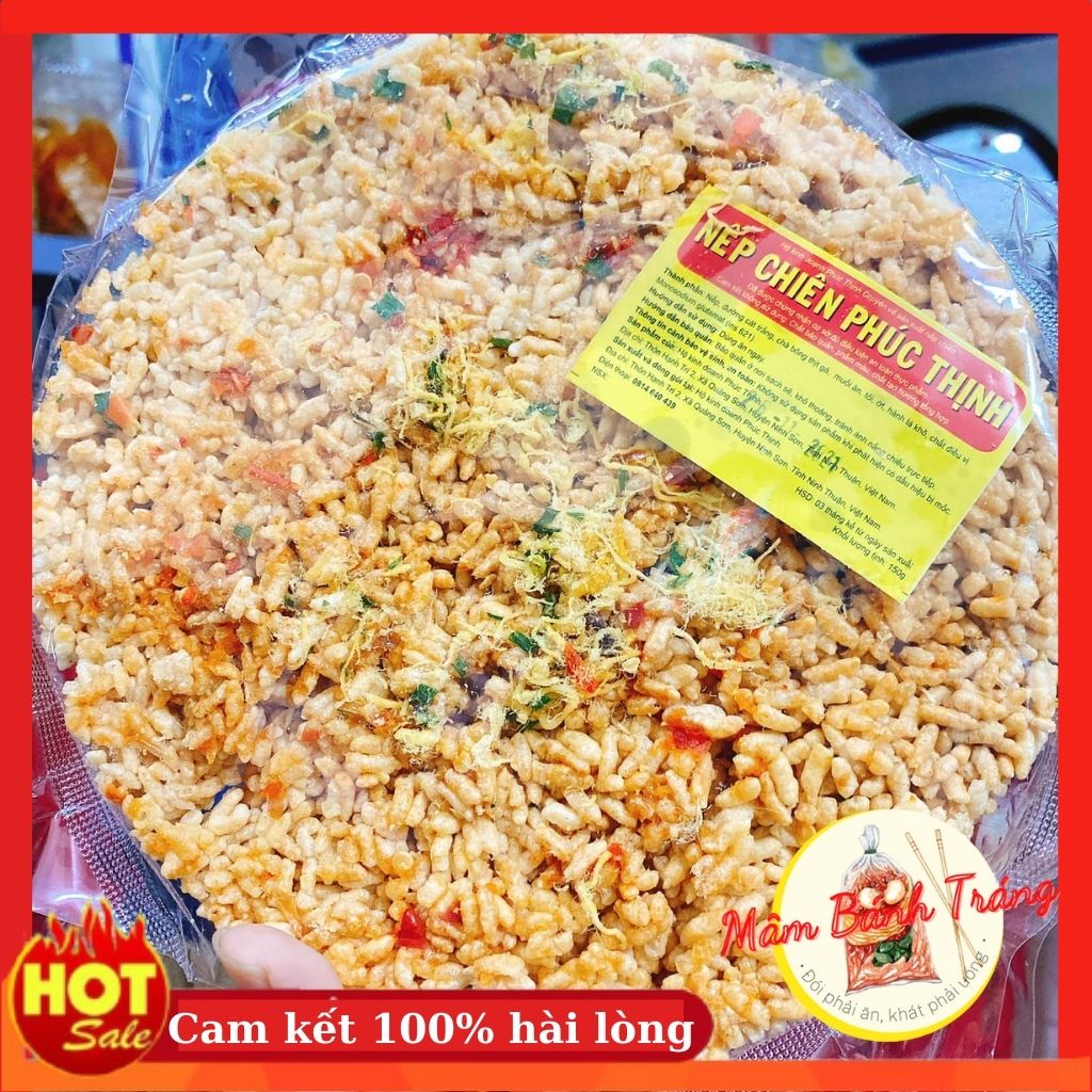 Đồ ăn vặt nếp chiên chà bông Phúc Thịnh nếp chiên ngon giòn ăn mê ngay - 04100036