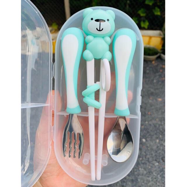 Bộ Thìa Nĩa Đũa cho bé tập ăn dặm