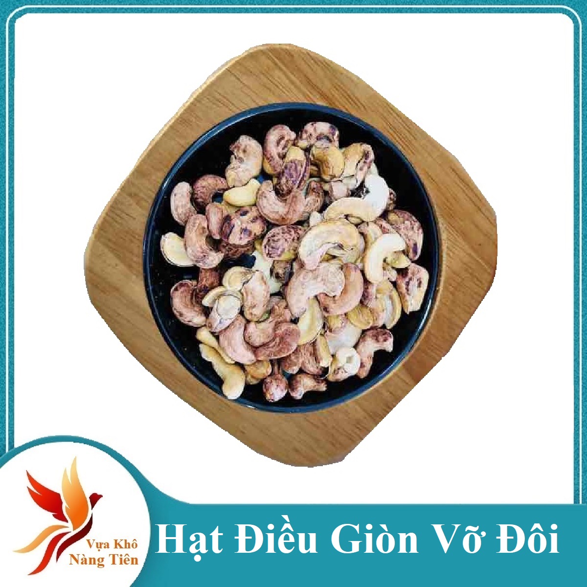 1 kg Hạt điều rang muối bể - Hạt điều bể - hạt điều vỡ- ăn vặt- hạt dinh dưỡng- chay