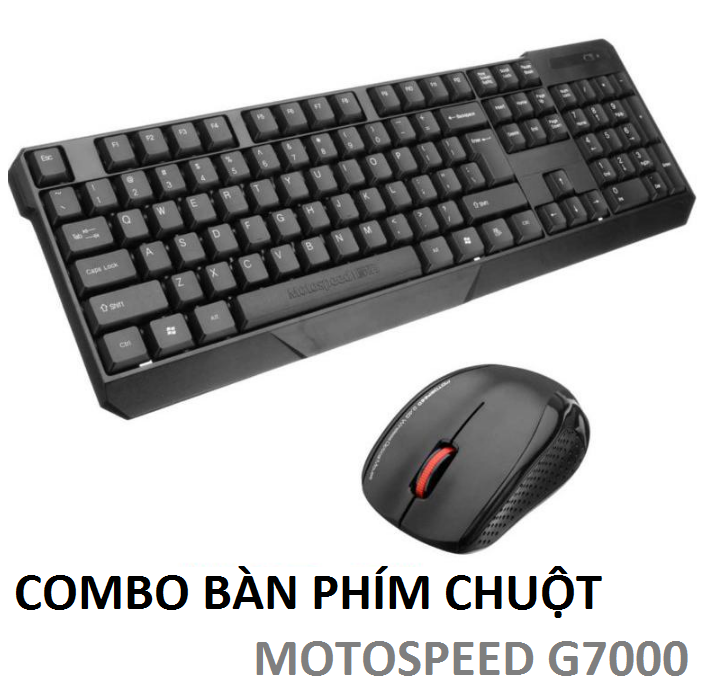 Combo Chuột và Bàn Phím không dây Motospeed G7000
